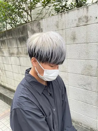 ショート カラー パーマ メンズ 🔥札幌No.1🥇 パーマ特化美容師🔥のヘアスタイル