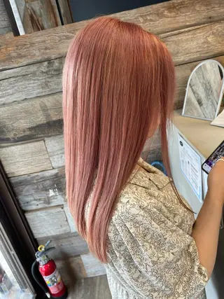 ロング andKおもろまち店 艶ダブルカラー✨のヘアスタイル