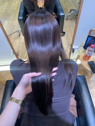 ロング パーマ 縮毛矯正/レイヤー 🌙ひかるのヘアスタイル