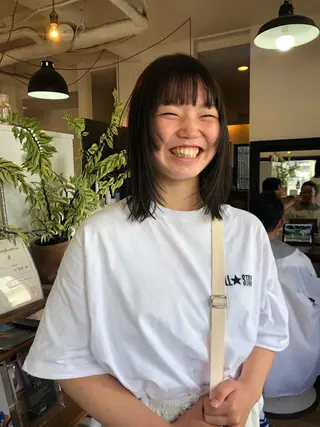 セミロング カラー デザインカット🎨 ボブ🫟おざきのヘアスタイル