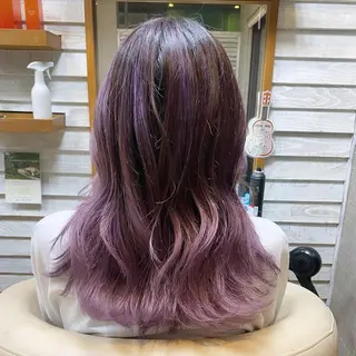 ロング カラー ダブルカラー艶カラー Chihayaのヘアスタイル