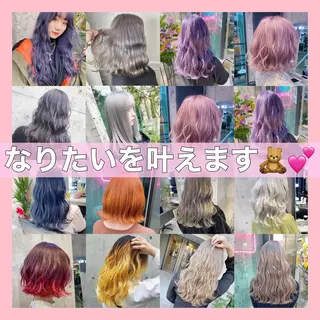 ミディアム 💛ムラ修正ブリーチ 💛YUUのヘアスタイル