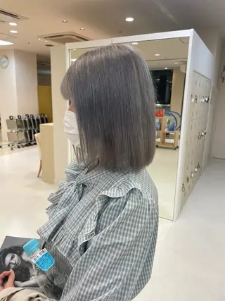 カラー 💜暖色系カラー/ ブリーチカラー💜のヘアスタイル