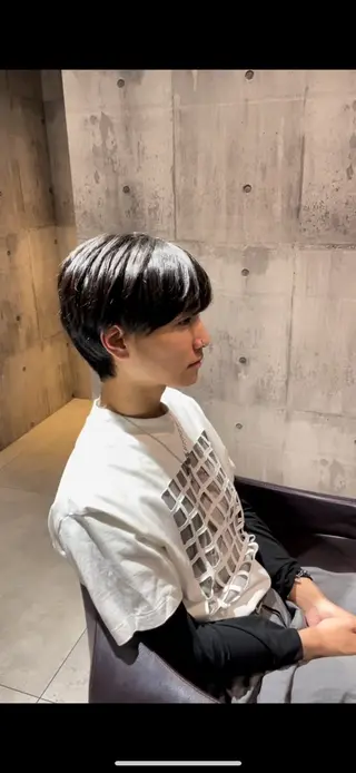 ショート メンズ 佐竹 楓のヘアスタイル