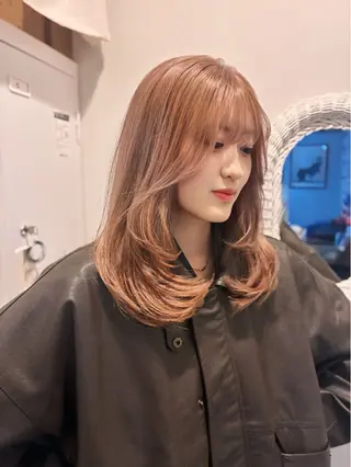 ロング カラー SEIRA🤍 レイヤーカットのヘアスタイル