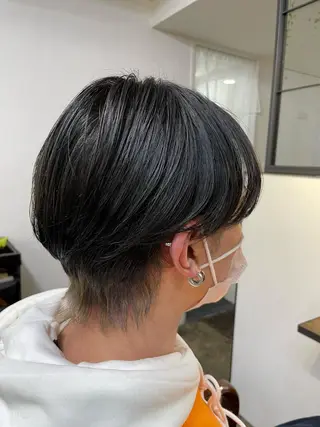 ミディアム hair living Liko池袋東口店所属・✨透明感カラー🌱 上村　舜のヘアスタイル