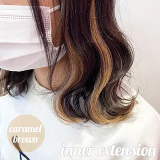 ミディアム 新宿/韓国ヘア 中明度カラー/かやのヘアスタイル