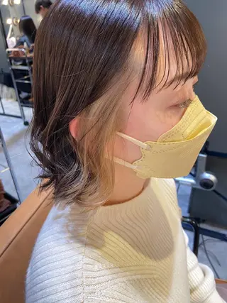 ショート カラー ノイシキ サキのヘアスタイル