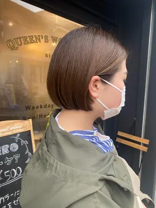 ショート 暖色艶カラー♥️ nagi♥️のヘアスタイル