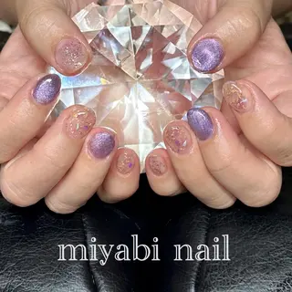 ネイル miyabi nail 桂川駅近くのネイルデザイン
