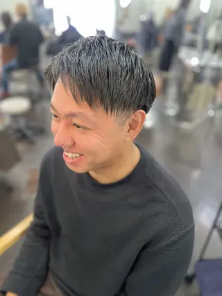 メンズ 艶・暖色カラー/ メンズ/名駅/ユキハのヘアスタイル