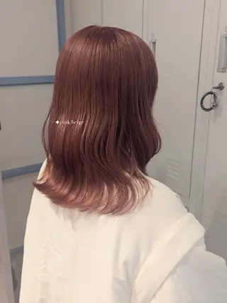 セミロング カラー 🏹MIYU￤抜け感 ×柔らかカラーのヘアスタイル