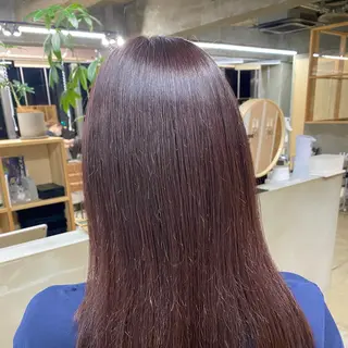 セミロング 茜璃/ブリーチカラー /レイヤーカットのヘアスタイル