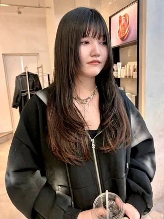 ロング Kureha/ネイル トレンドヘアのヘアスタイル