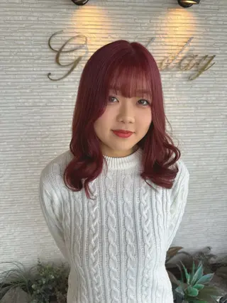 ミディアム カラー GOODDAY 🫧Manami🫧のヘアスタイル