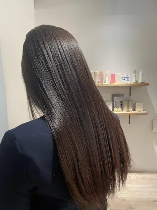 カラー diar湘南台店所属・ふくだももこ🍑 つるっとボブのヘアスタイル