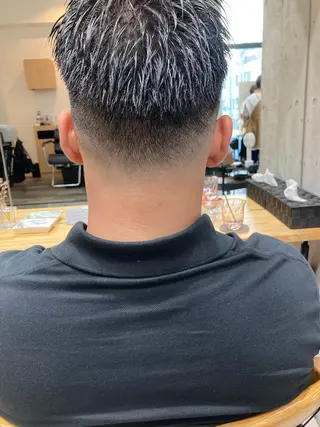 メンズ ✨色持ちの良い艶 カラー✨蟹江真世のヘアスタイル