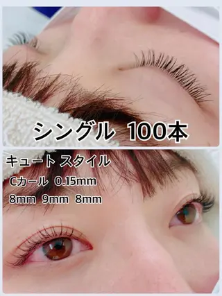マツエク・マツパ eyelashsalon  Toe所属・Toe Hitomiのマツエク・マツパデザイン