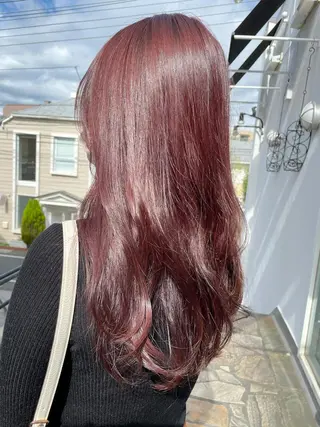 ロング カラー 平 ちひろのヘアスタイル