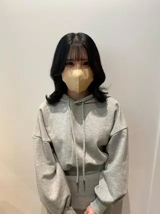 ミディアム カラー CURIO/南船場 /RIN💈🍎のヘアスタイル