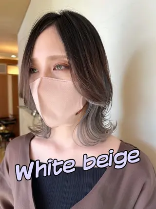 ミディアム カラー ペッツ本店 スタイリスト増田ゆきのヘアスタイル