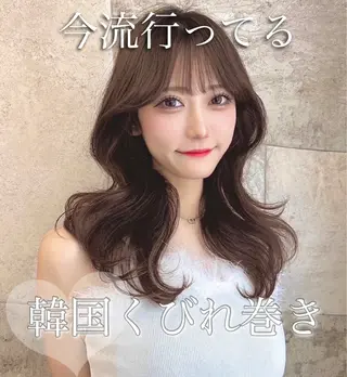 セミロング 顔周り\エクステ\ 透明感カラー\まりんのヘアスタイル