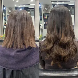 セミロング カラー ヘアアレンジ LAVENDIA Azabu所属・LAVENDIA 初音のヘアスタイル