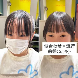 セミロング echelle所属・るな/echelle 【カットモデル募集】のヘアスタイル