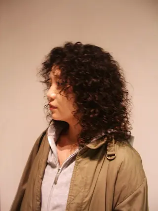 ミディアム パーマ marino マリノのヘアスタイル