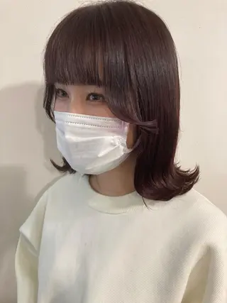 ミディアム カラー 🌸髪質改善特化🌸 店長　ゆうやのヘアスタイル