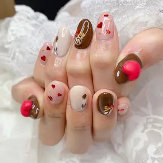 ネイル La neige* yuki 🥯🍑のネイルデザイン