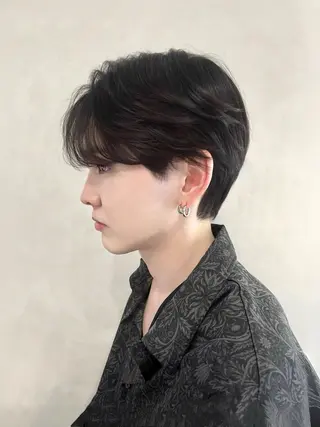 パーマ メンズ メンズセンターパート 🇰🇷wakanaのヘアスタイル