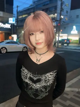 カラー ハイトーンカラー/ ケアブリーチのヘアスタイル