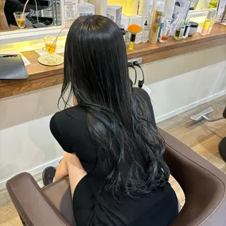 ロング 🎀ハイトーン/ 艶カラー/夕月🎀のヘアスタイル