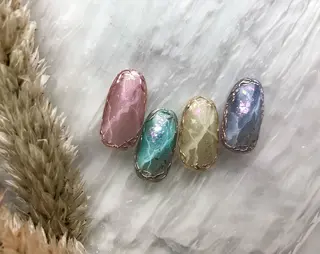 ショート シンプルネイル EMIKOのネイルデザイン