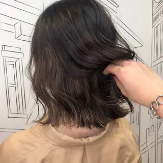 ミディアム カラー レイヤー,ボブ / 彩未のヘアスタイル