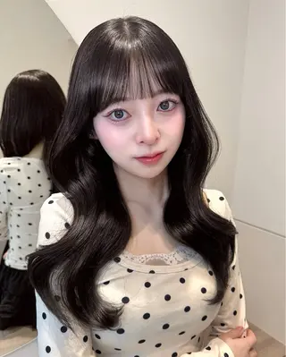 セミロング 𝑀𝐼𝐾𝑈🤍 SALOWIN銀座のヘアスタイル