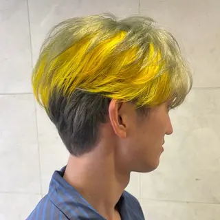 ショート カラー メンズ デザイン/ボブ/ Natsukiのヘアスタイル