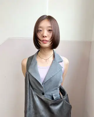 ショート カラー 樫原裕二/レイヤー カット/透明感カラーのヘアスタイル