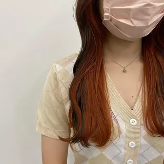 ロング トレンドモテカラー 🩷色落ちまで可愛くのヘアスタイル