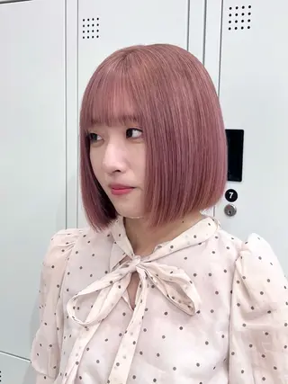 ミディアム カラー ヘアアレンジ 𝐠𝐢𝐫𝐥𝐲 𝐦𝐨𝐝𝐞🖤のヘアスタイル