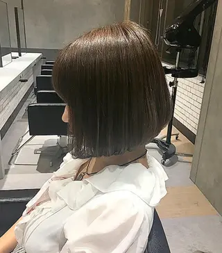 ショート カラー パーマ ヘアアレンジ 店長/ 加藤 流菜のヘアスタイル