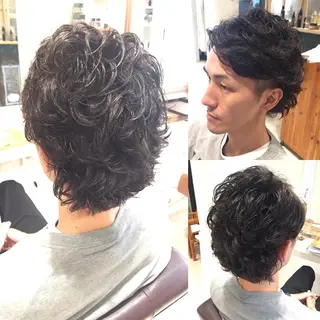 パーマ メンズ メンズ指名多数!! SiLO 田島のヘアスタイル