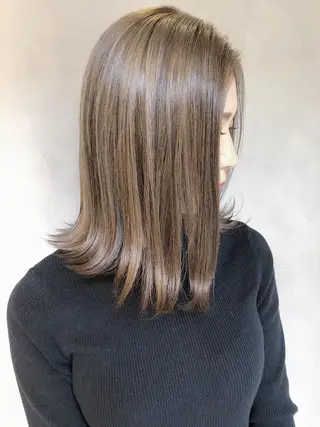 ミディアム カラー LA KING GINZA TOKYO所属・🧡ショートの達人 🧡SHOのヘアスタイル