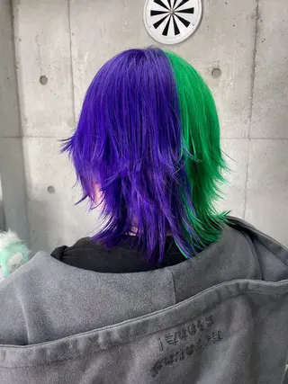 ミディアム ハイトーン/ブリーチ /ウルフ⛓️MAKIのヘアスタイル