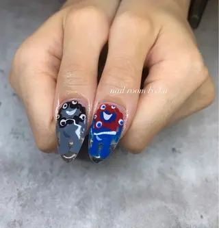 ネイル ﾈｲﾙﾙｰﾑﾘｯｶ 𝐦𝐚𝐲𝐮のネイルデザイン