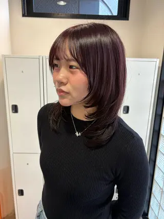 ミディアム 琉花/Jrスタイリス ト/レイヤーカットのヘアスタイル