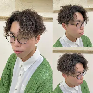 パーマ メンズ 年間2000名担当◎ パーマ職人/仲原佑樹のヘアスタイル