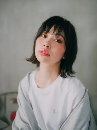 ミディアム 🌿ヤマグチ ユウキ🌿のヘアスタイル