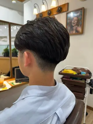 ショート メンズパーマ特化⚡️ 中村 駿のヘアスタイル